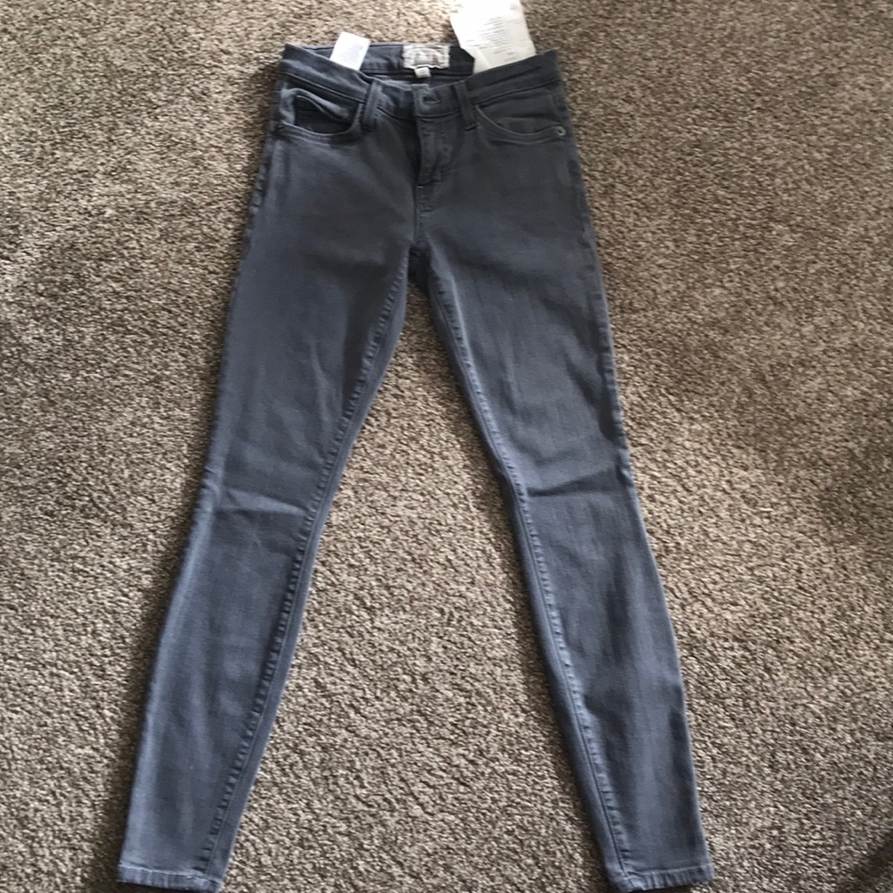 Current Elliott the Stiletto dark grey jeans